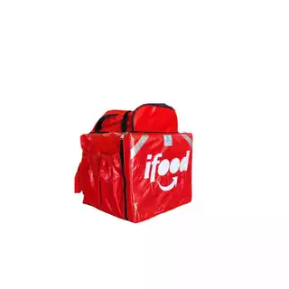 Bag Motoboy 100% lona Impermeável 45 litros completa com isopor
