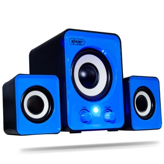 Caixa De Som Potente Gamer Subwoofer Pc Computador P2 Usb Notebook Tv Smart