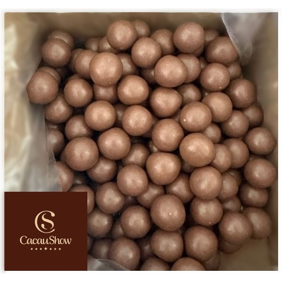 Cacau Show Drageado Bytes Chocolate Ao Leite Crocante a quilo - GRANEL - Drágeas chocolate Bolinhas