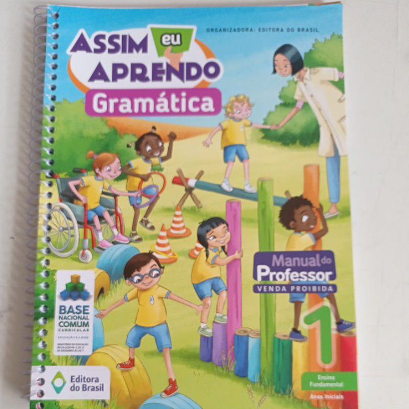 Assim eu aprendo gramática, livro do professor 1 ano | Shopee Brasil