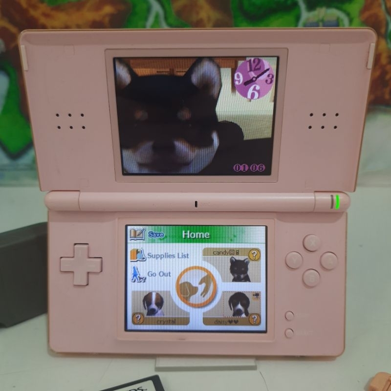 Nintendo DS lite Rosa + jogos completo