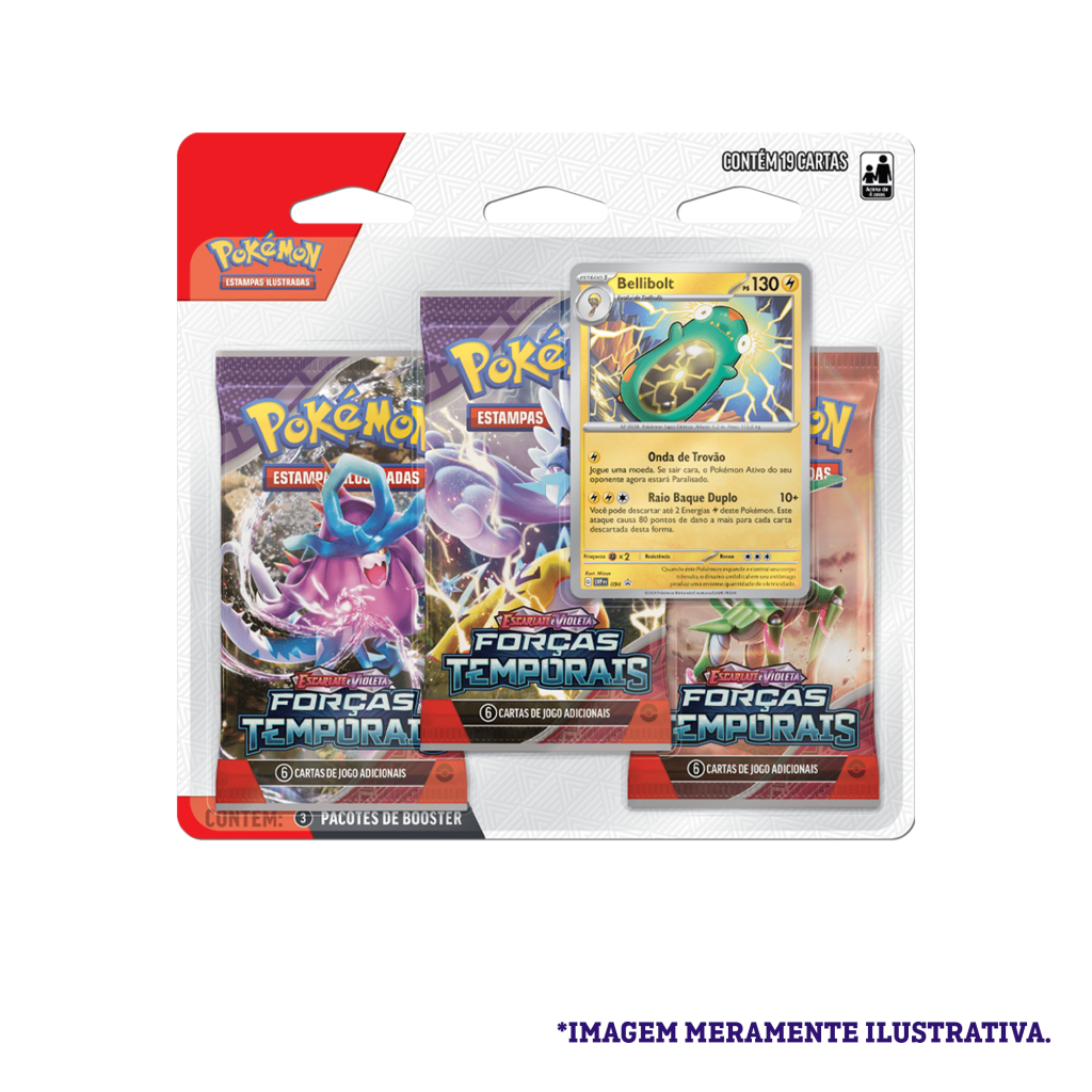 Pokémon Triple Pack EV5 Forças Temporais