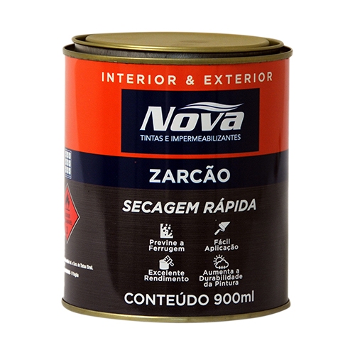 Zarcão tinta para ferro aço galvanizados portão chapa anti corrosivo ...