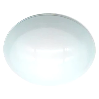 Luminaria de Teto Plafon de sobrepor redondo com 30cm de diametro para 02 lâmpadas padrão E27 - Ideal para Cozinha, Sala, Quarto, Garagem - Vidro Fosco