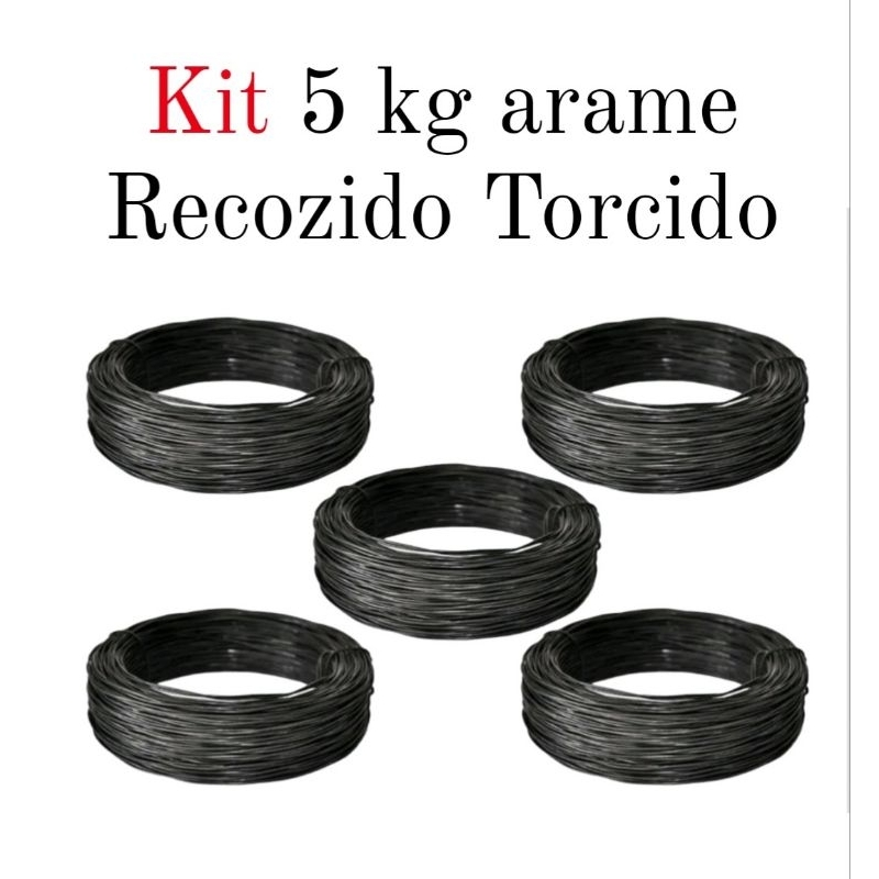 Kit Arame Recozido Torcido Trançado