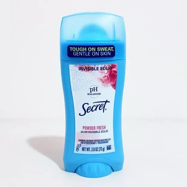 Desodorante Corporal Secret Invisible Solid 73g | Shopee Brasil