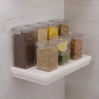 Pote Porta Mantimento Hermético Café Açúcar Cristal Lock Coza