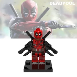 Boneco Deadpool Vingadores Marvel Dc Super Heróis Blocos de Montar 02