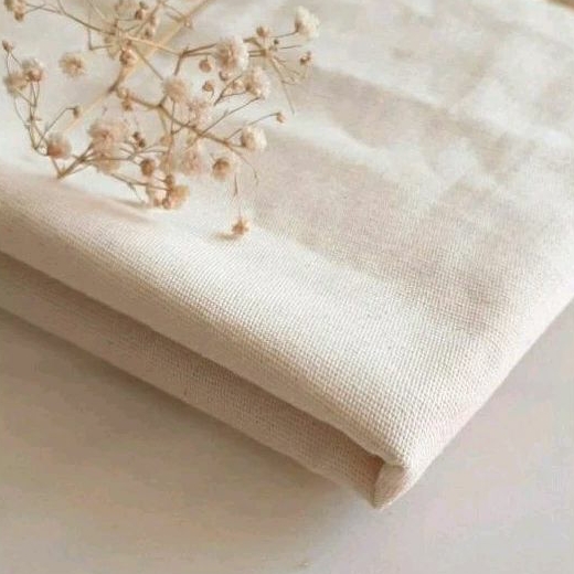 Tecido Algodão Cru - 1,25 de largura para bordado livre ecobags e outros artesanatos