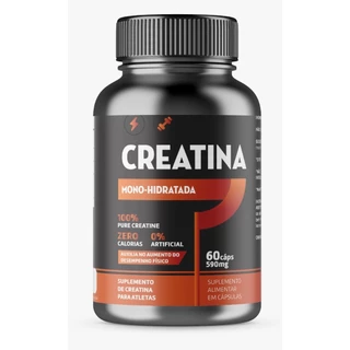 Creatina Pura 500mg 120 Caps Natural