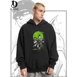 Moletom Canguru Roronoa Zoro Anime Blusa One Piece Masculina Feminina Com Touca Algodão