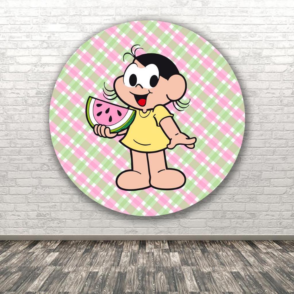 Painel Redondo Tematico Magali Festa Menina Decoração Criança Bebe ...