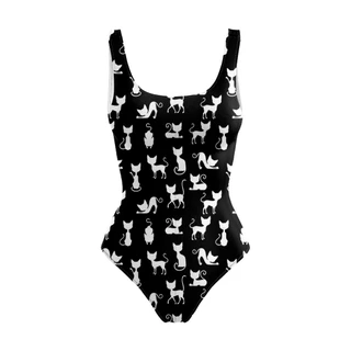 Body Maiô Estampado Gatos e Gatinhos
