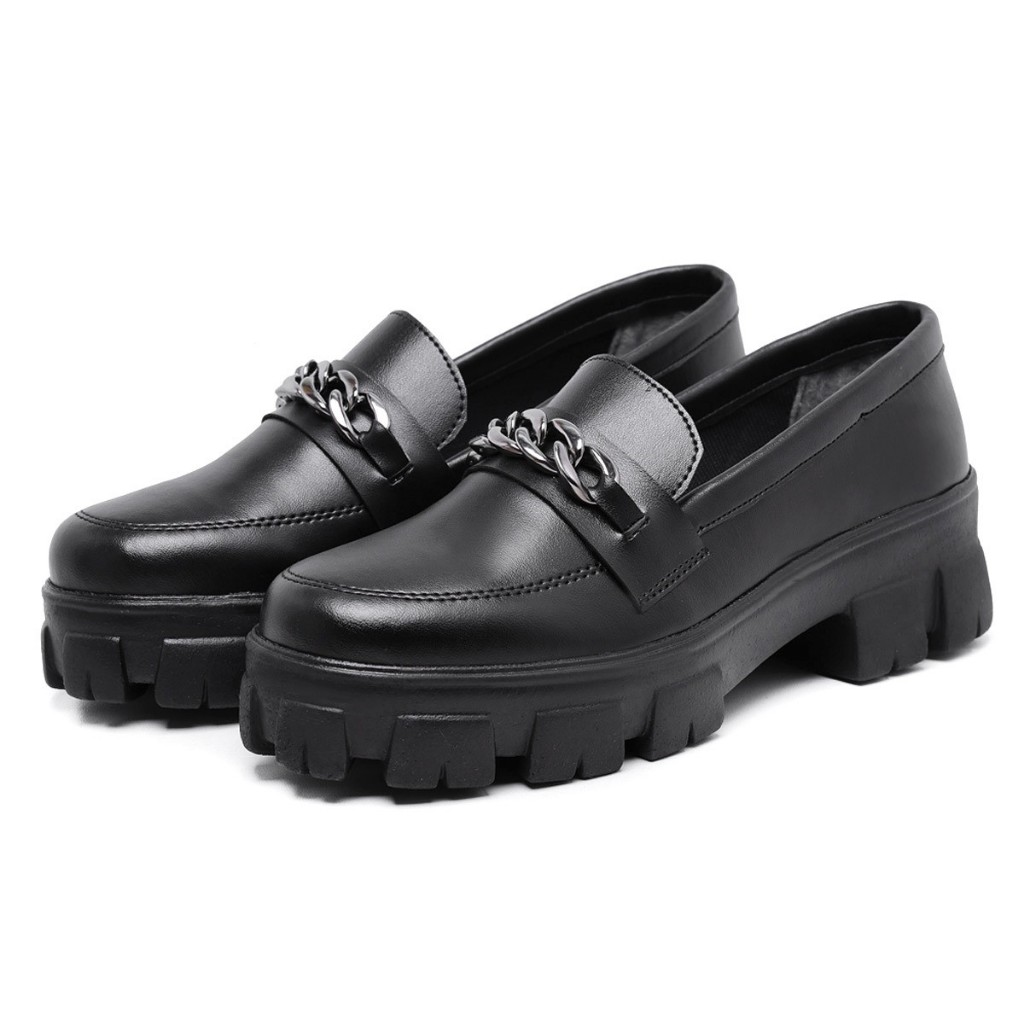 Mocassim Oxford Sola Tratorada Preto