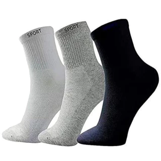 Kit 12 Pares Meia Cano Longo Unissex Atacado