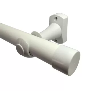 KIT VARÃO DE AÇO SIMPLES 2 METROS 28MM COM PINTURA ELETROSTÁTICA