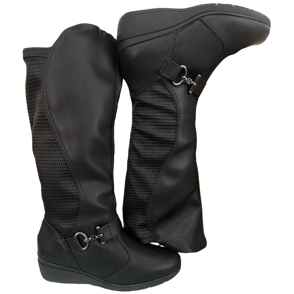 bota feminina Piccadilly maxitherapy 33 ao 42 cano alto ajuste