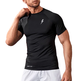 Camiseta Dry Fit Masculino P/Treino Academia Corrida Atividade Física Muscle Fit