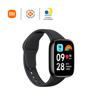 Smartwatch Redmi watch active 3 Xiaomi Bluetooth 1,83" LCD relógio preto