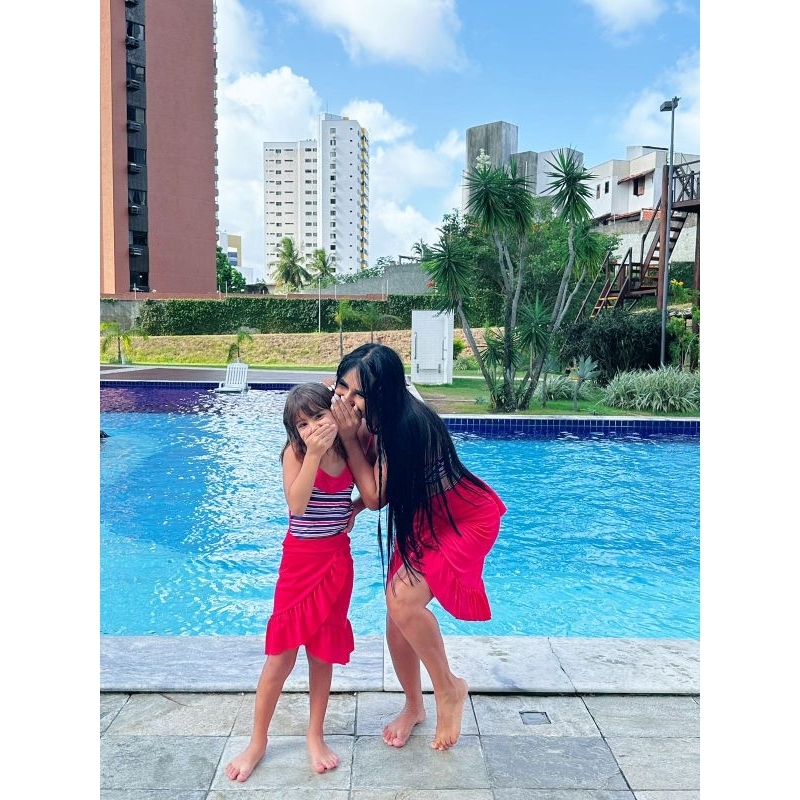 Kit Biquíni + Maiô Mãe e Filha Moda Praia Feminino Ajustável | Shopee ...