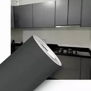 Adesivo Vinil Grafite Brilho Lavável para Envelopamento (61x50cm) Para Móveis Geladeira Fogão Decoração de Ambientes