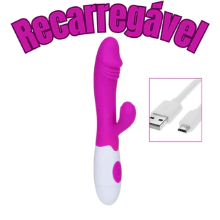 Vibrador Feminino Recarregável Snappy Ponto G 30 Vibrações em Oferta na Shopee