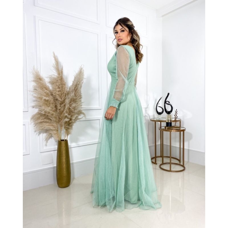 Vestido Madrinha Manga Longa na Black Friday 2025 | BuscaProdutos