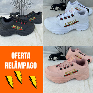 Tenis best sale imitacao gucci