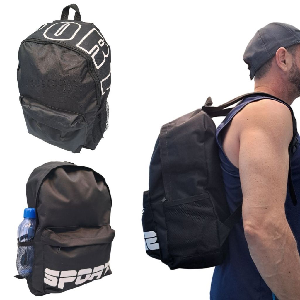 Mochila Sport Preta Academia Futebol Viagem Promoção