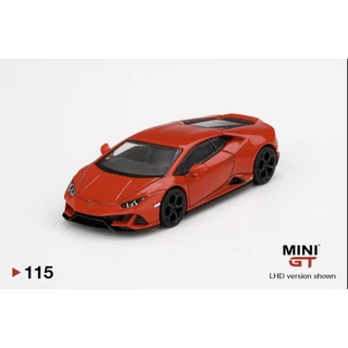 Mini GT | Lamborghini Huracán EVO Rosso Mars RHD | #115