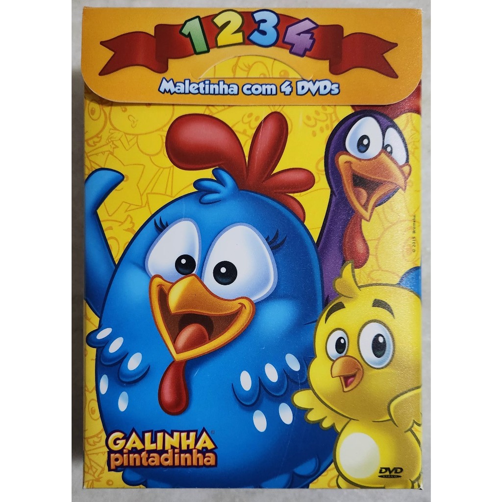 Coleção DVD Galinha Pintadinha 4 Discos (Original Seminovo) | Shopee Brasil