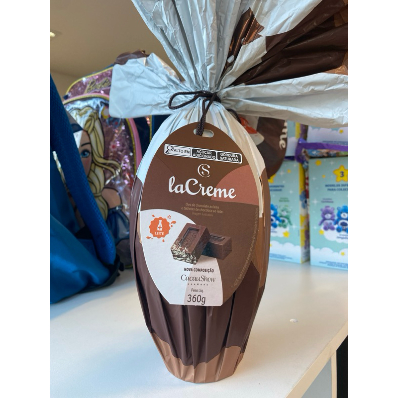 Ovo de Páscoa Lá Creme ao leite 360g