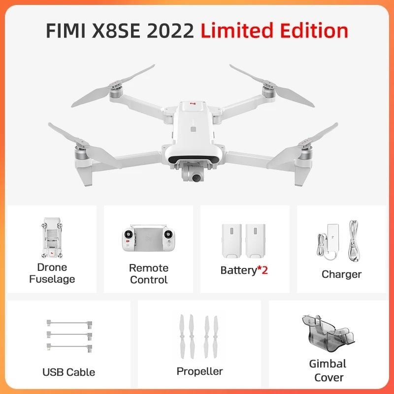 Xiaomi Drone Fimi X8 SE 2022 Original 4k Edição Limitada RokLink 4.0 ...