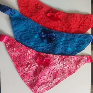 Bandana Pet luxo em renda, pet, petshop, penteados,banho e tosa, animais de estimação cães e gatos