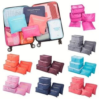 Kit 6 Bolsa De Armazenamento De Bagagem em Oferta na Shopee