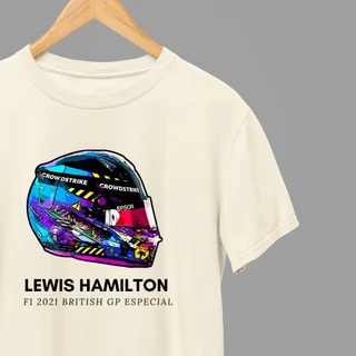 Camiseta Comemorativa Lewis Hamilton F1 2021 BRITISH GP ESPECIAL
