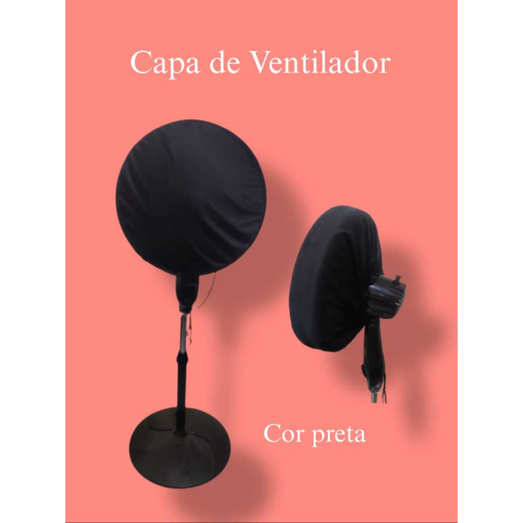 Capa de Ventilador para Proteção Preto Vários Tamanhos | Shopee Brasil