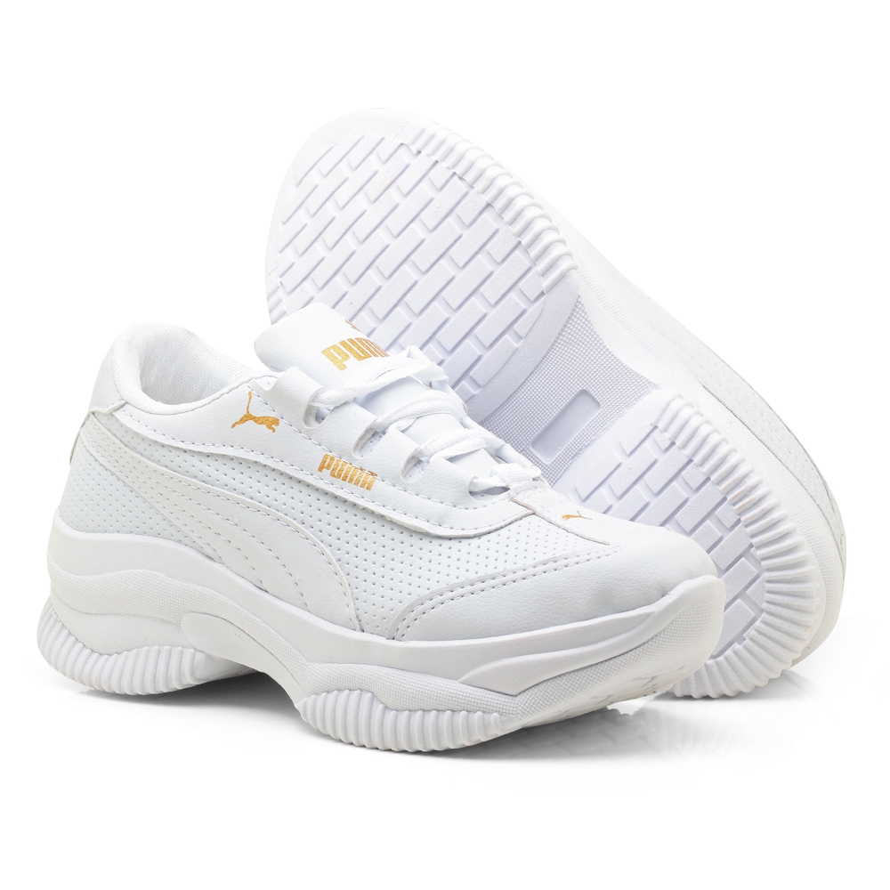 Tênis Feminino Puma Plataforma Promoção Imperdível. | Shopee Brasil