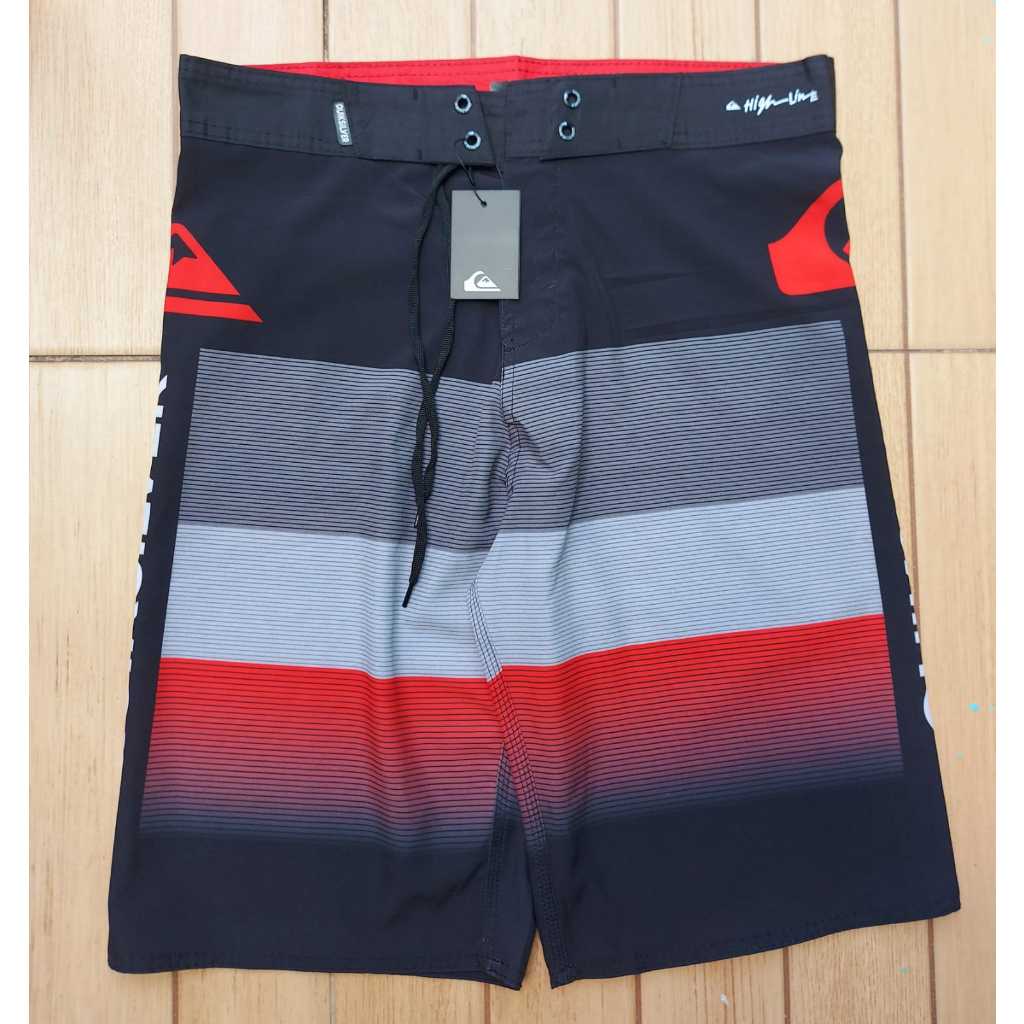 Bermuda Elastno Quicksilver Masculina - moda praia surf | Shopee Brasil