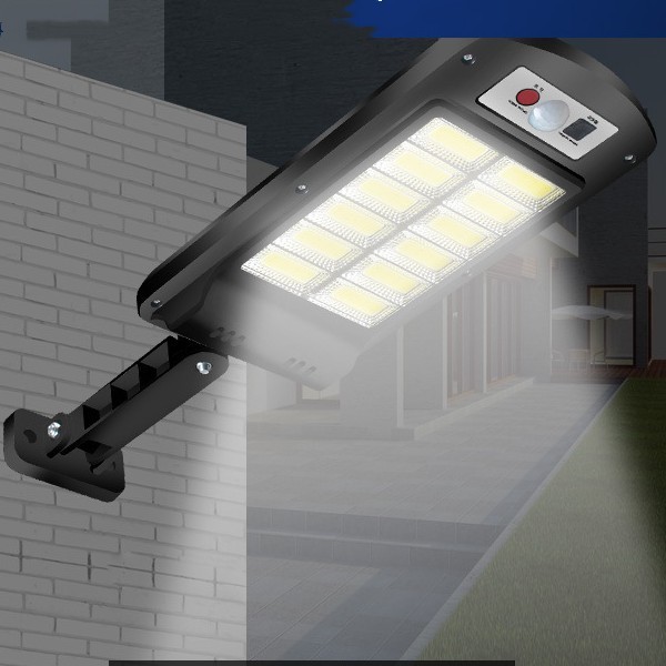 120LED Luz De Rua Solar Impermeável Sensor De Luz De Rua Elétrico