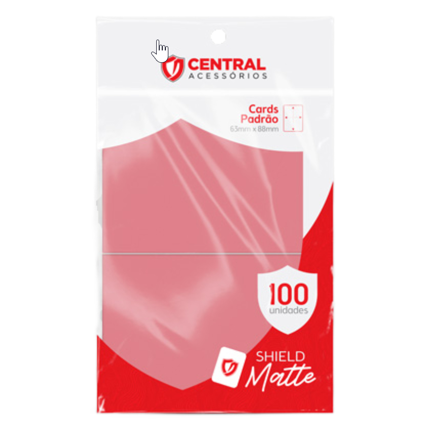 Sleeve Central Shield Matte Standard - Magic Pokémon - Rosé