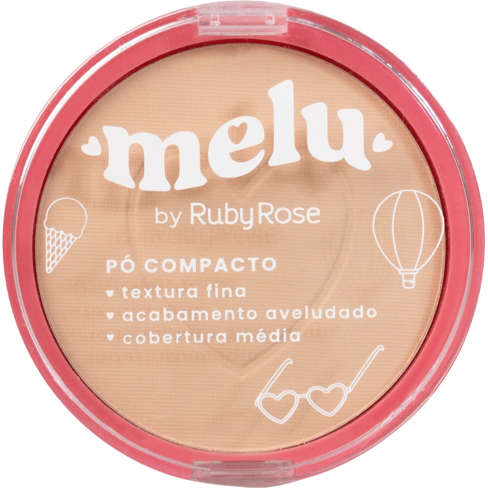 Pó Compacto Melu By Ruby Rose - Cor: C10