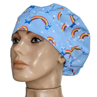 Touca de Cozinha Chapéu Cozinheiro Gorro Culinária Confortável - Cactus Tricoline Mista e Oxford