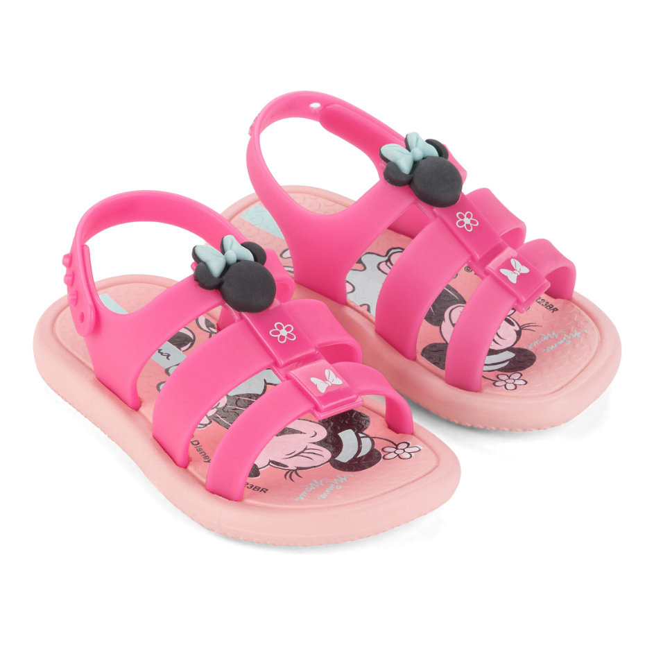 Sandália Infantil Grendene Menina Minnie Baby Rosa Feminina Original ...