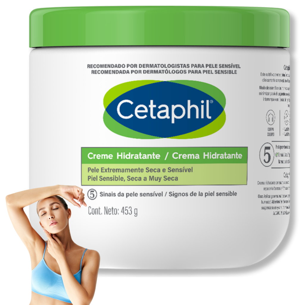 Creme Hidratante Cetaphil 453G Pele Seca Pele Sensivel Pele Extra Seca ...