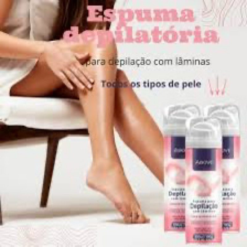 Espuma para Depilação Above com 200ml - Women Espuma para Depilação com ...