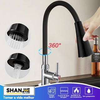 Torneira De Cozinha Gourmet Flexível De MESA 2 Jatos LUXO Cozinha Bancada 1/4 de volta