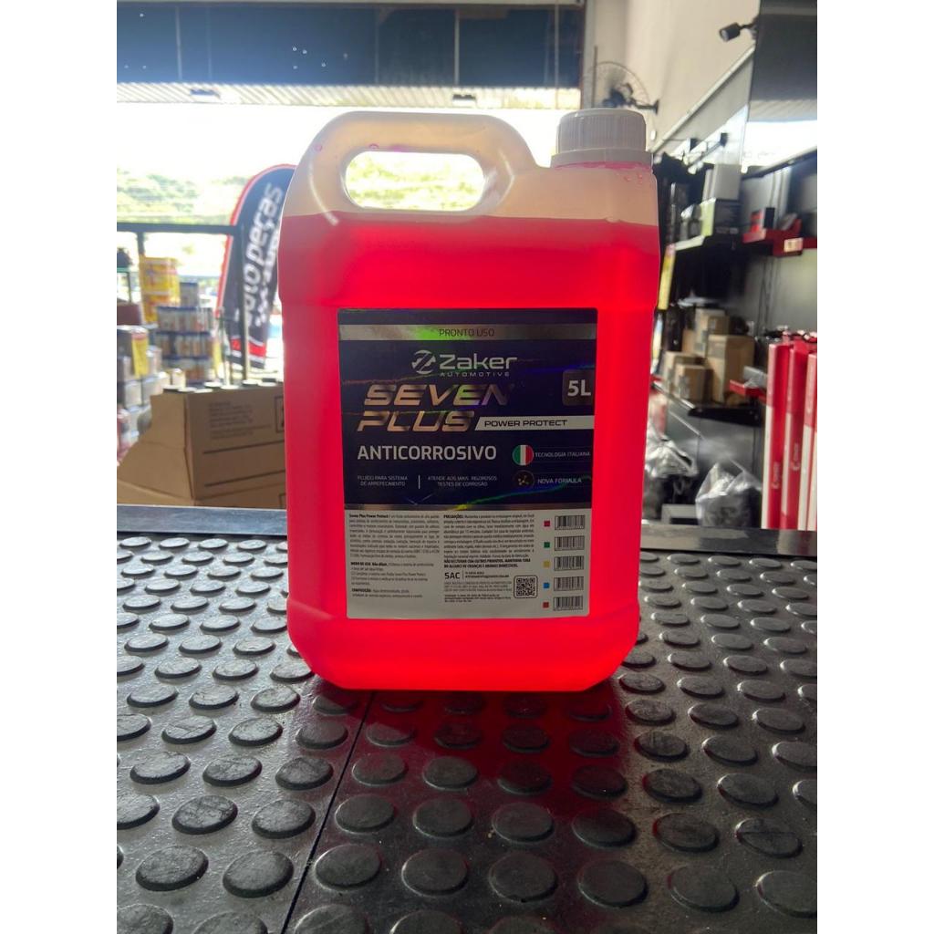 Aditivo Fluído Radiador Rosa 5 Litros ZAKER | Shopee Brasil