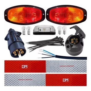 Kit Instalação Elétrica Lanterna Carretinha Reboque Carreta em Oferta na Shopee