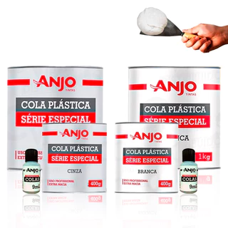 Adesivo Massa Plástica Anjo Universal Mármore Granitos Cerâmica Metal Secagem Rápida Profissional em Oferta na Shopee